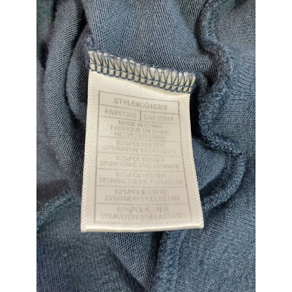 Cupcakes And Cashmere Dolman 1/2 Sleeve Top Dusty Blue Size L Comfy Cozy - Picture 5 of 7
